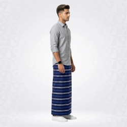 999-DNA-Navy Blue Haiti Blue Wite Ring Denim Lungi Denim Lungie 999-DNA-Navy Blue Haiti Blue Wite Ring Denim Lungi Denim Lungie
